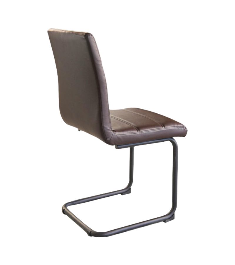 HQ-210 Carbon steel bow-shaped dining chair