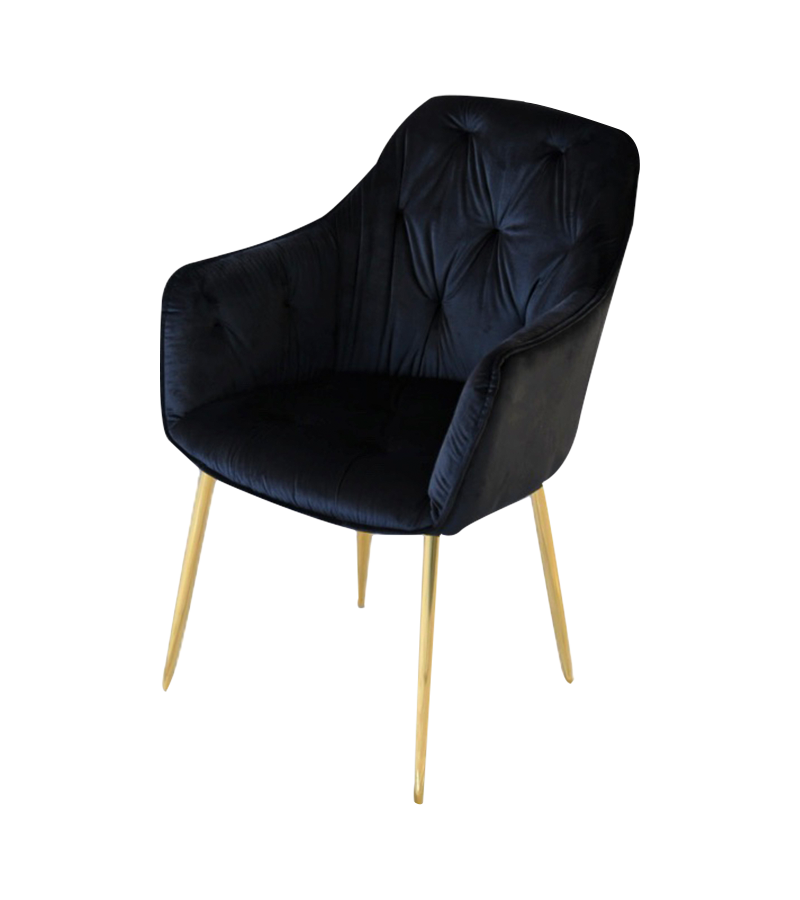AN334 Velvet lightweight dining chair
