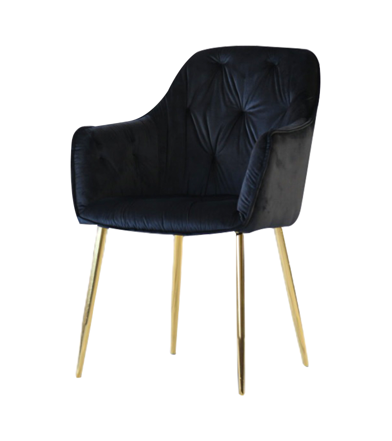 AN334 Velvet lightweight dining chair