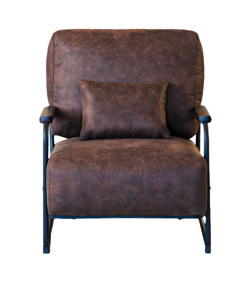 AN302 Retro industrial style iron sofa single chair